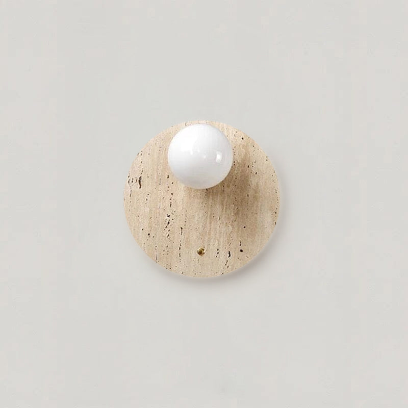 Lampada da parete Wabi-Sabi tono naturale – Lampada minimalista con luce calda
