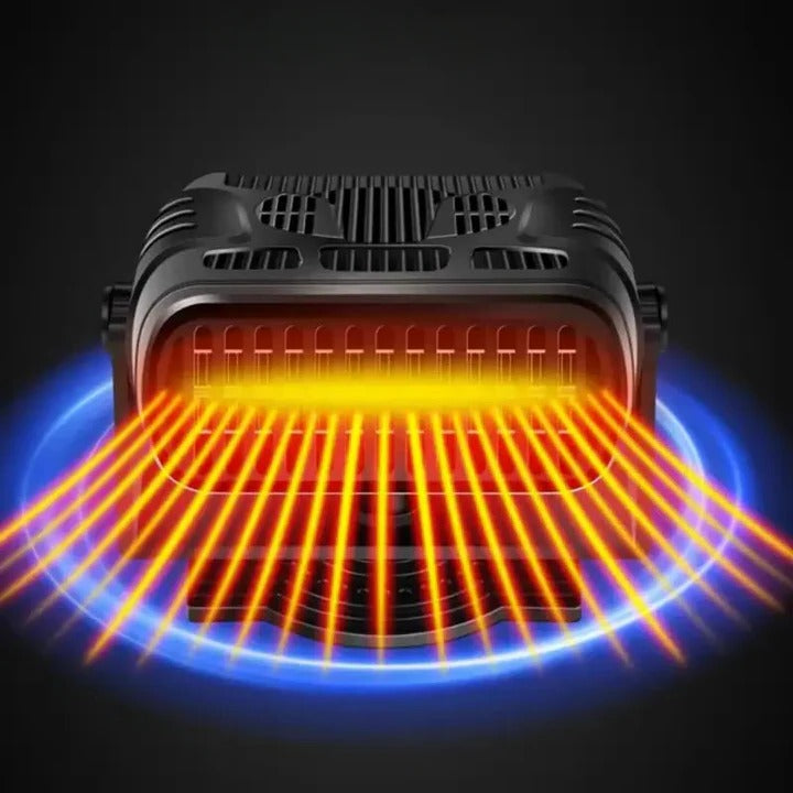 Mirida | 12V Car Heater and Cooling Fan with 360° Rotating Base