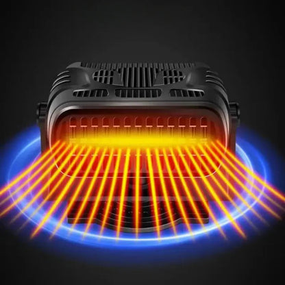 Mirida | 12V Car Heater and Cooling Fan with 360° Rotating Base
