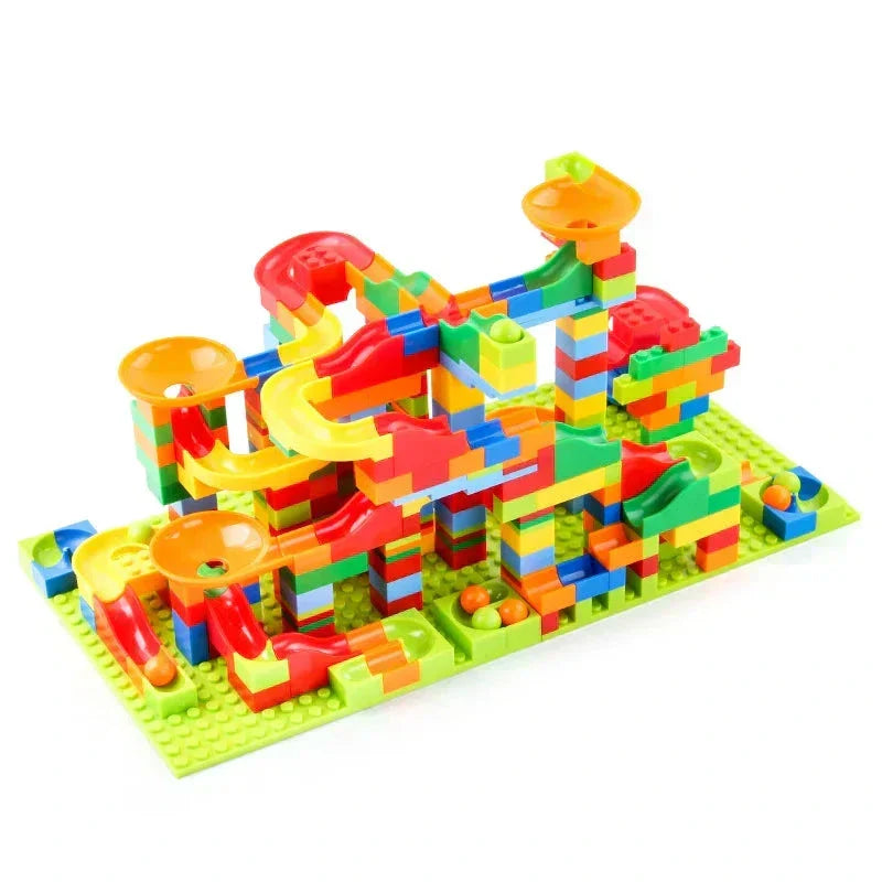 Murvana | Marble Run Building Set with 168 Pieces | Construction Toy for Ages 3+