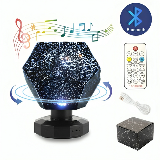 Falana | LED Sternenhimmel Projektor mit Bluetooth-Lautsprecher und Fernbedienung