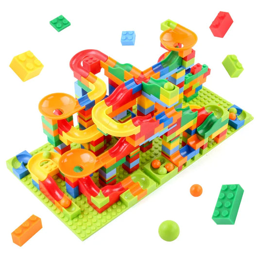 Murvana | Set per costruire una pista per biglie con 168 pezzi | Gioco di costruzioni dai 3 anni