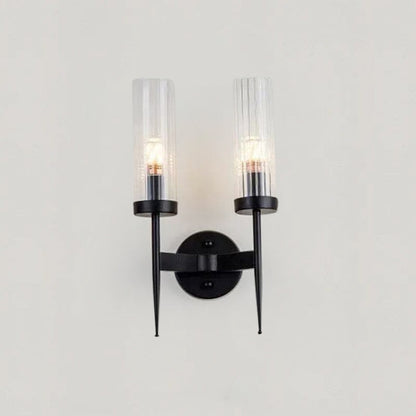 Lampada da parete in vetro – Elegante lampada da parete con vetro a sfera per un living moderno