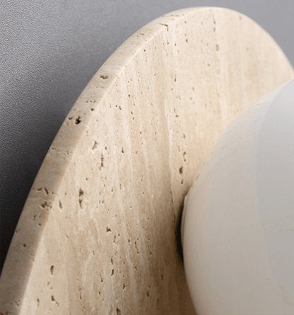 Lampada da parete Wabi-Sabi tono naturale – Lampada minimalista con luce calda