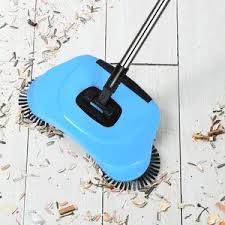 SweepMate | 2-in-1 broom with integrated dust collector, cordless & power-free
