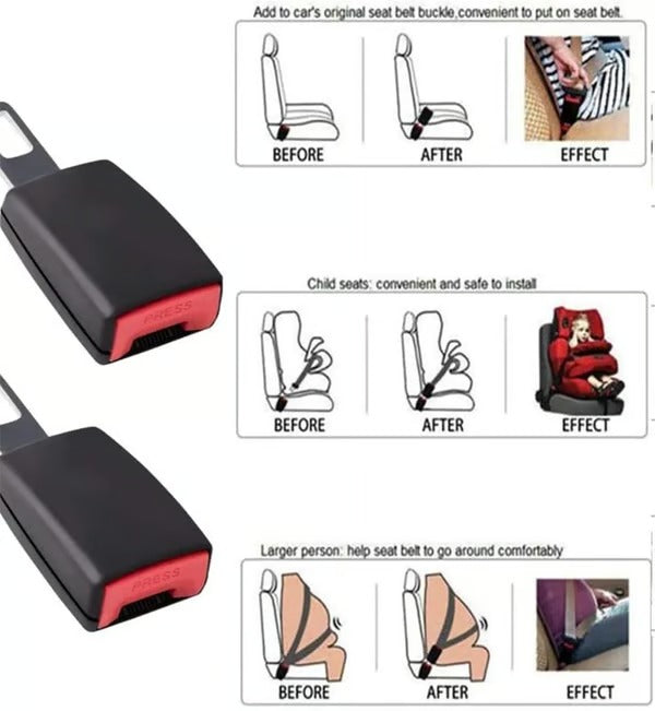 Gurtano | Extensor de cinturón de acero inoxidable con sistema de clic para alargar el cinturón