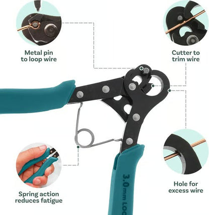 Wirelo | Wire Looping Pliers for Jewellery Making in Carbon Steel, 1.5 to 3 mm