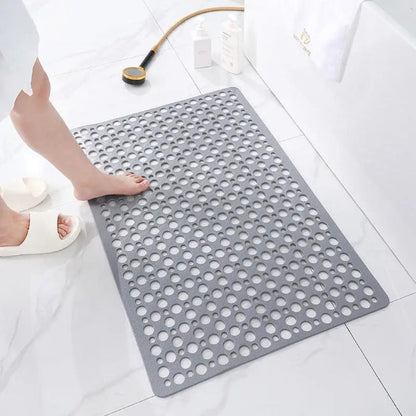 Silvra | Non-Slip Shower Mat with Suction Cups and Quick-Dry Design