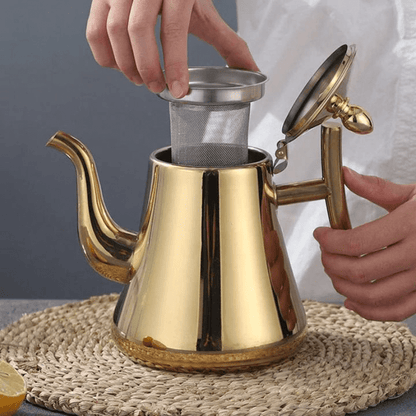 ClassPot Induktions-Wasserkessel | Edelstahl-Teekanne mit integriertem Filter