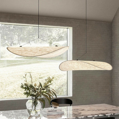 Kumora | Japandi Pendelleuchte mit Seidenschirm, Ø 40 bis 100 cm