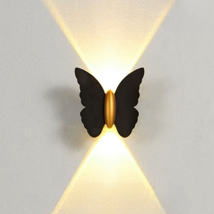 Applique da esterno Butterfly – luce calda con elegante forma a farfalla