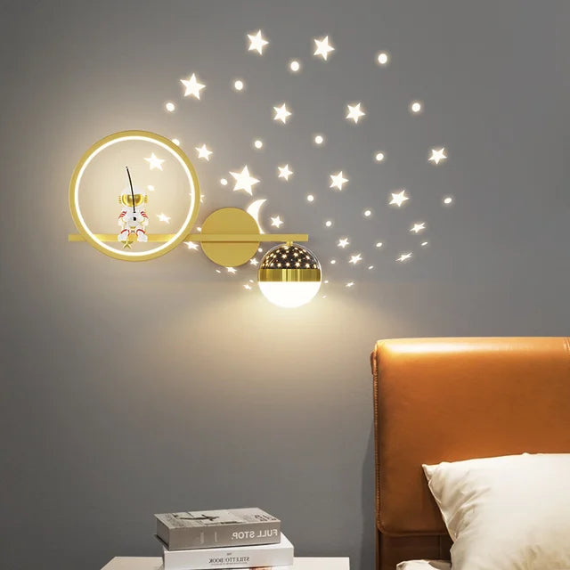 Lumina Nino | lampada da parete LED elegante per camerette e aree gioco