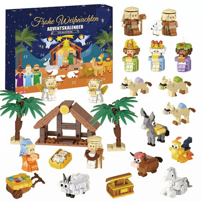 Krippen Bausteine Adventskalender 2026