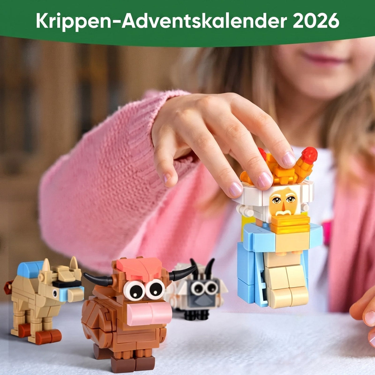 Krippen Bausteine Adventskalender 2026
