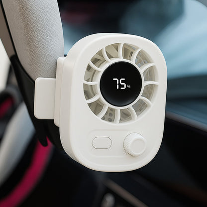 Mini Clip Ventilator mit Akku | Leiser Kinderwagen Ventilator mit 100 Stufen, 360° Rotation & USB C | KühlBuddy