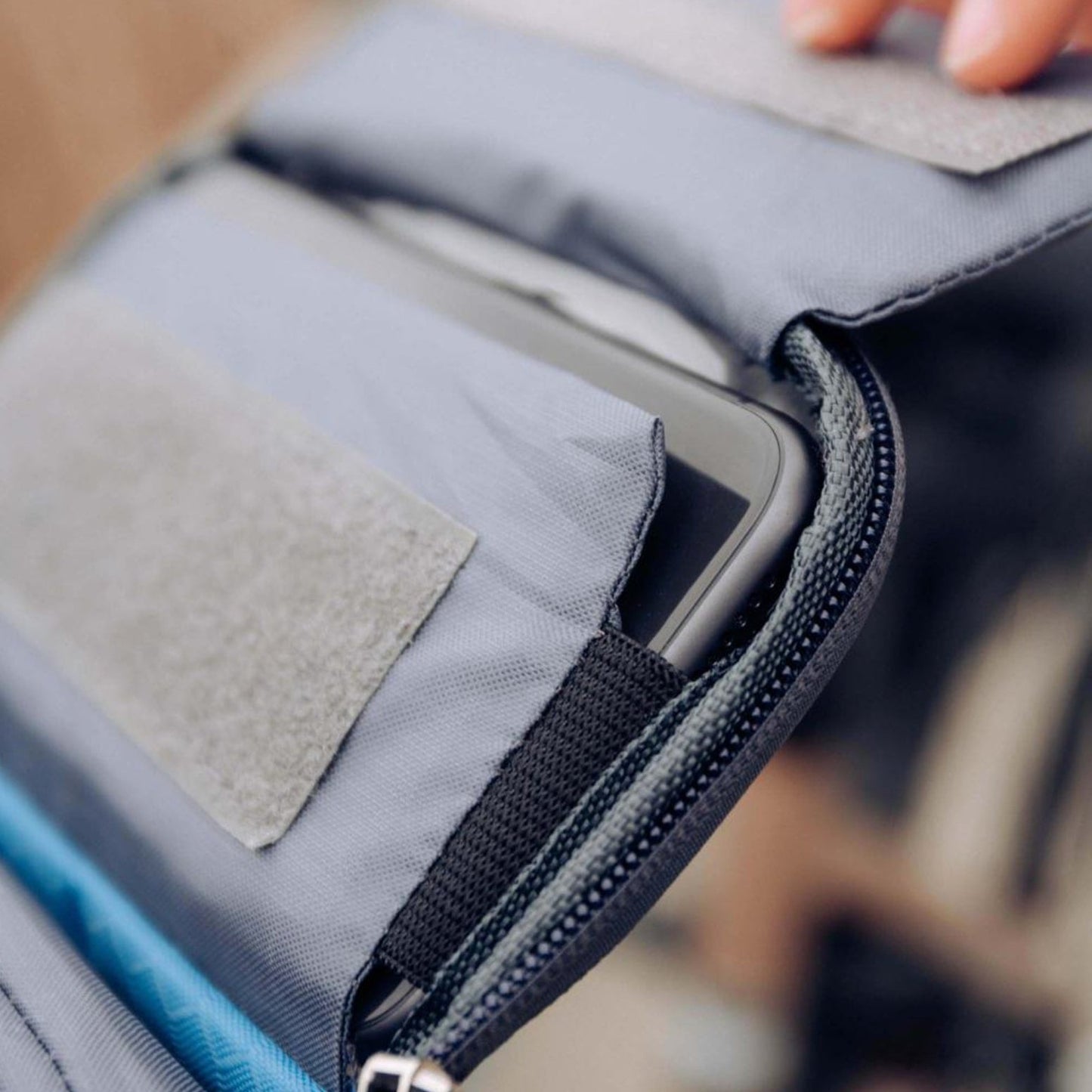 Borsa da manubrio per bicicletta con touchscreen | Borsa impermeabile per bici per cellulare e oggetti di valore | Tourix