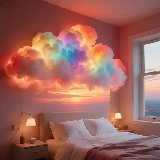 CloudAura | LED Wolkenlampe für die Wand mit RGB, App und USB
