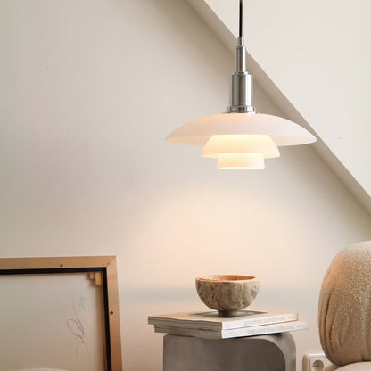 Skavera | Pendelleuchte im dänischen Design aus Glas und Metall, Ø 28,5 cm