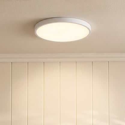 Planida | Ultraflache LED Deckenleuchte aus Eisen, Warmweiß, Ø 23–37 cm