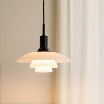 Skavera | Pendelleuchte im dänischen Design aus Glas und Metall, Ø 28,5 cm