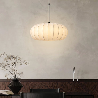 Sericana | Pendelleuchte mit Seidenschirm, Warmweiß, Ø 30, 40 oder 50 cm