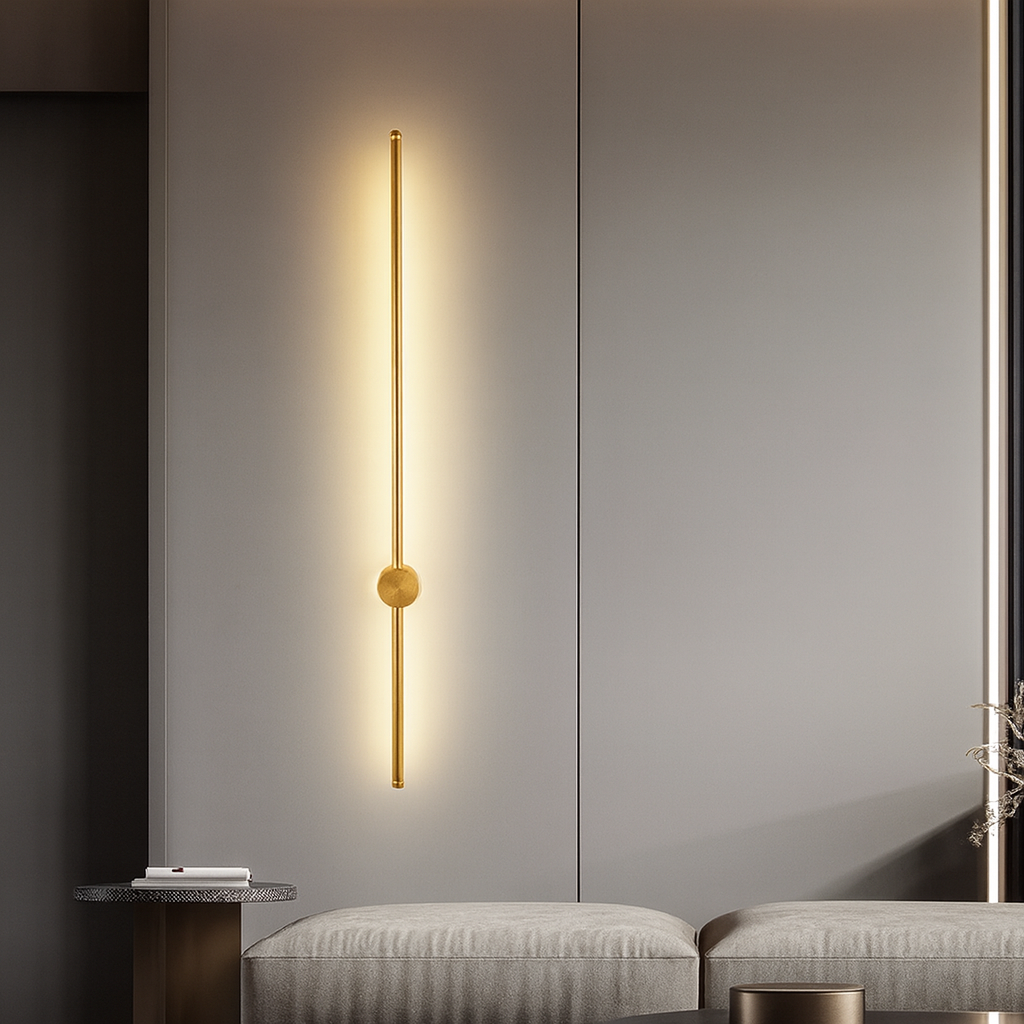 Strivola | LED Wandleuchte innen aus Eisen und Acryl, 60 bis 120 cm