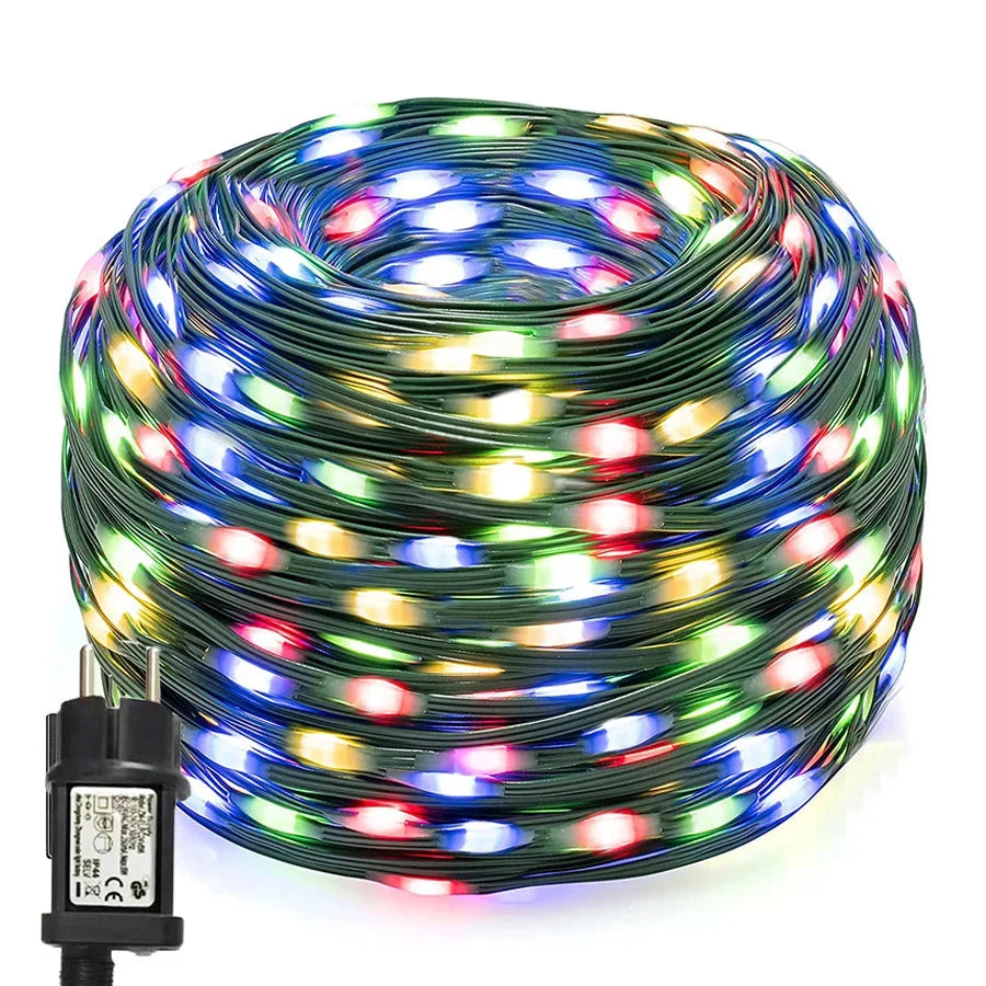 LumiFest | LED Lichterkette außen IP65, 10–100 m, mehrere Lichtmodi