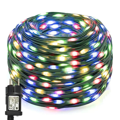 LumiFest | LED Lichterkette außen IP65, 10–100 m, mehrere Lichtmodi