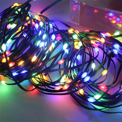 LumiFest | LED Lichterkette außen IP65, 10–100 m, mehrere Lichtmodi