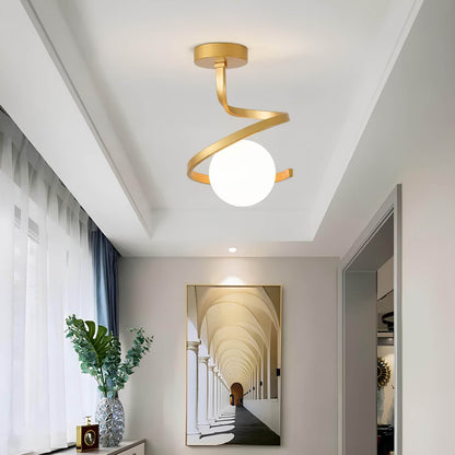 Lampada da soffitto LED Tavon | Design lussuoso | Luce calda | Alluminio e acrilico