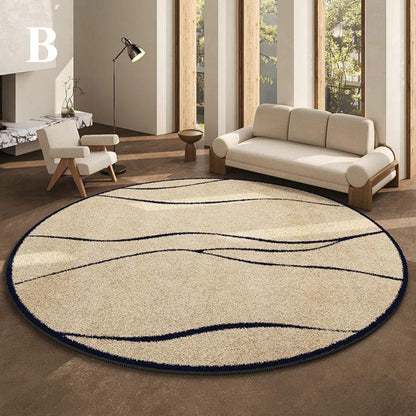 LunaWeave | Tapis rond pour la maison | Tapis luxueux de style français – doux, élégant & facile d'entretien