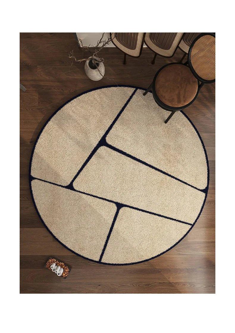 LunaWeave | Tapis rond pour la maison | Tapis luxueux de style français – doux, élégant & facile d'entretien