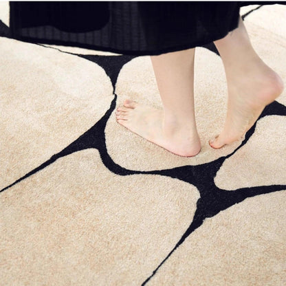LunaWeave | Tapis rond pour la maison | Tapis luxueux de style français – doux, élégant & facile d'entretien