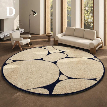 LunaWeave | Tapis rond pour la maison | Tapis luxueux de style français – doux, élégant & facile d'entretien