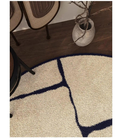 LunaWeave | Tapis rond pour la maison | Tapis luxueux de style français – doux, élégant & facile d'entretien