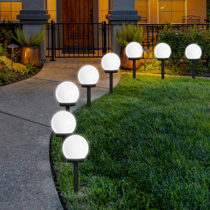 LumiOrb Sol | Lampada solare LED rotonda con controllo automatico della luce
