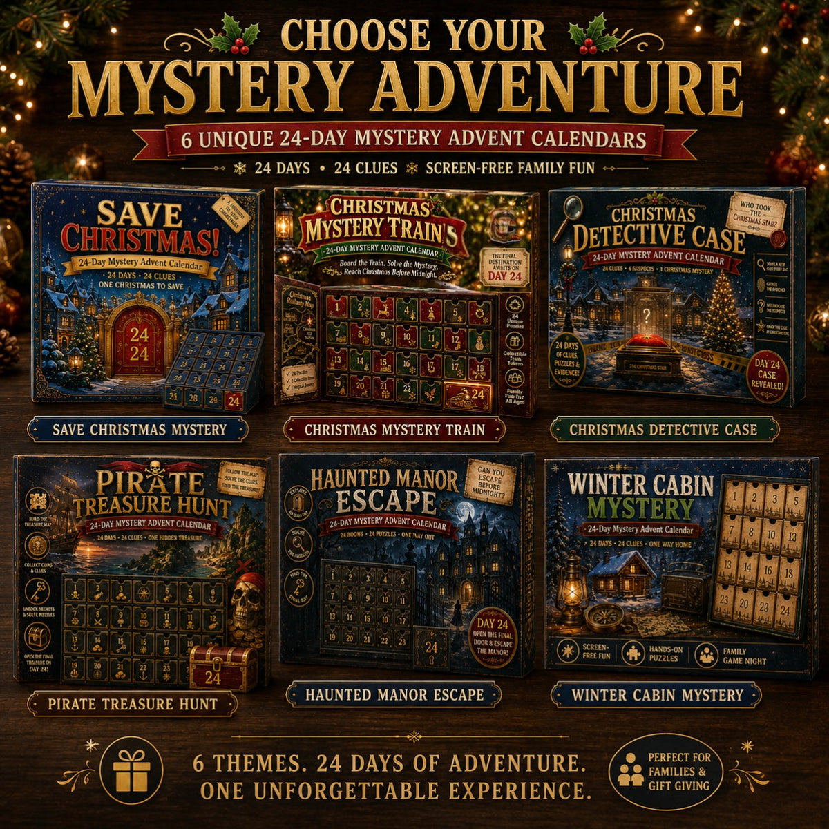 Mystery Rätsel Adventskalender 2026