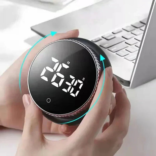 Fokuma | Timer compatto per la concentrazione con base magnetica per ufficio, smart working e viaggi