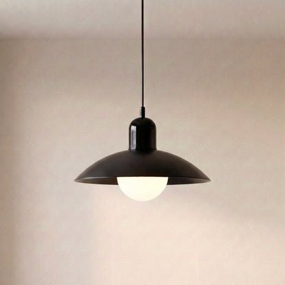 Dolcina | Pendelleuchte aus Eisen mit zweifarbigem Schirm, Ø 32 cm, 150 cm Kabel