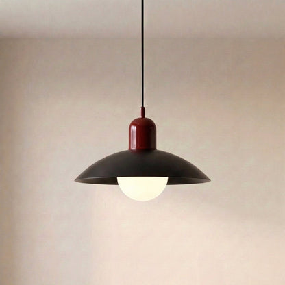 Dolcina | Pendelleuchte aus Eisen mit zweifarbigem Schirm, Ø 32 cm, 150 cm Kabel
