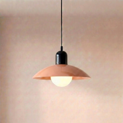 Dolcina | Pendelleuchte aus Eisen mit zweifarbigem Schirm, Ø 32 cm, 150 cm Kabel
