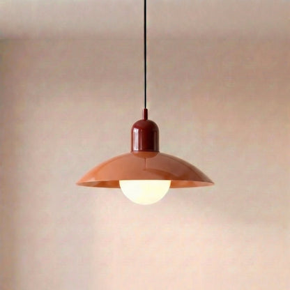 Dolcina | Pendelleuchte aus Eisen mit zweifarbigem Schirm, Ø 32 cm, 150 cm Kabel