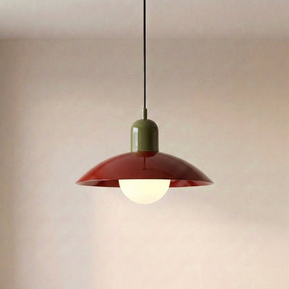 Dolcina | Pendelleuchte aus Eisen mit zweifarbigem Schirm, Ø 32 cm, 150 cm Kabel