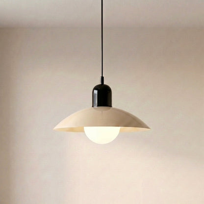 Dolcina | Pendelleuchte aus Eisen mit zweifarbigem Schirm, Ø 32 cm, 150 cm Kabel