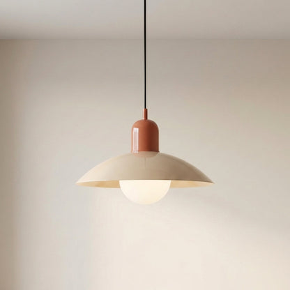 Dolcina | Pendelleuchte aus Eisen mit zweifarbigem Schirm, Ø 32 cm, 150 cm Kabel