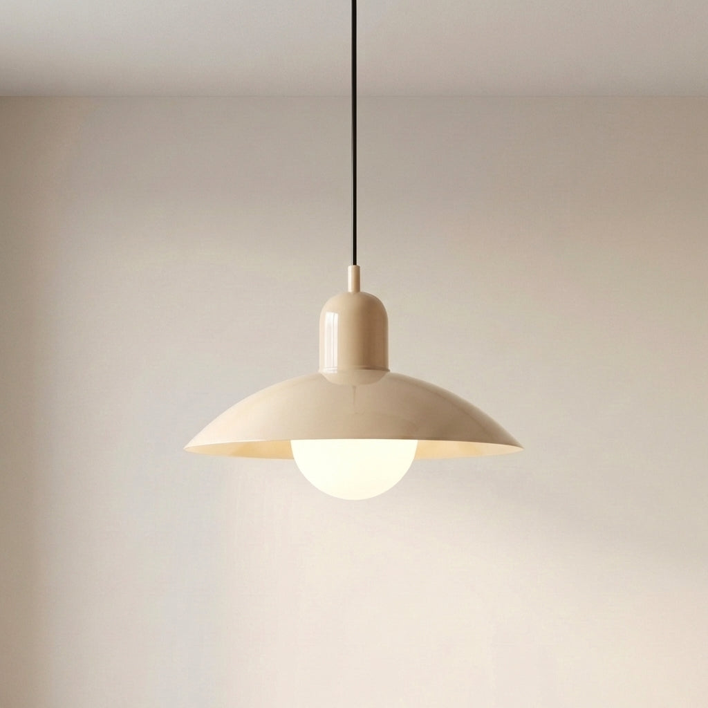 Dolcina | Pendelleuchte aus Eisen mit zweifarbigem Schirm, Ø 32 cm, 150 cm Kabel