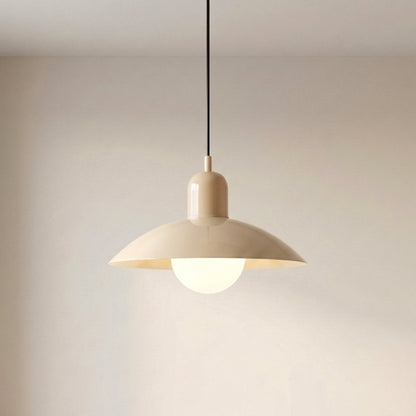 Dolcina | Pendelleuchte aus Eisen mit zweifarbigem Schirm, Ø 32 cm, 150 cm Kabel