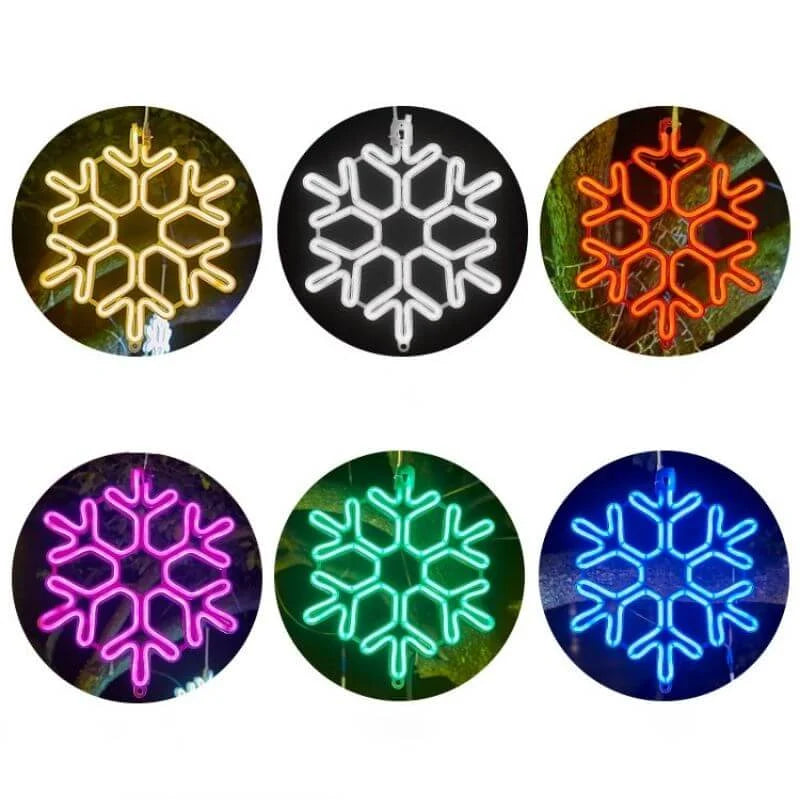 Hängende LED-Weihnachtsbeleuchtung für draußen | Warmweiß | Festliche Deko für Balkon, Garten & Terrasse