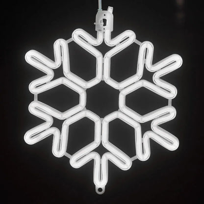 Hängende LED-Weihnachtsbeleuchtung für draußen | Warmweiß | Festliche Deko für Balkon, Garten & Terrasse