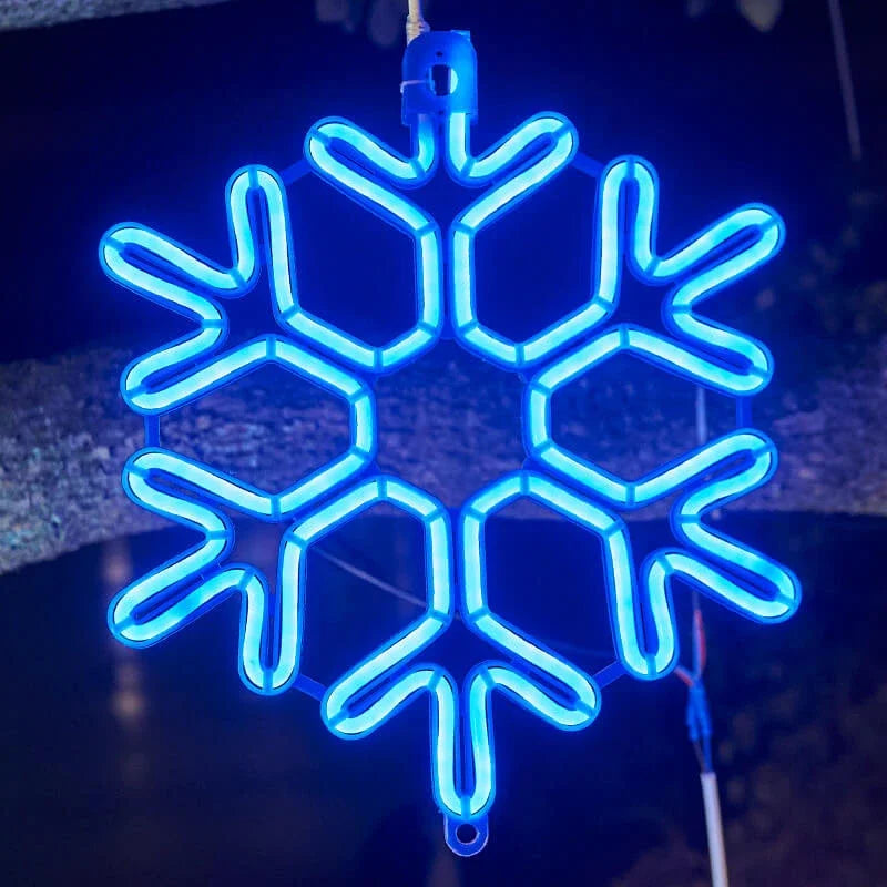 Hängende LED-Weihnachtsbeleuchtung für draußen | Warmweiß | Festliche Deko für Balkon, Garten & Terrasse